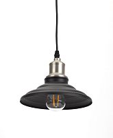 Светильник подвесной Лофт Эра PL4 BK/BN  E27 Черный картинка 